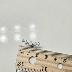 Silver Opal Stud Earrings